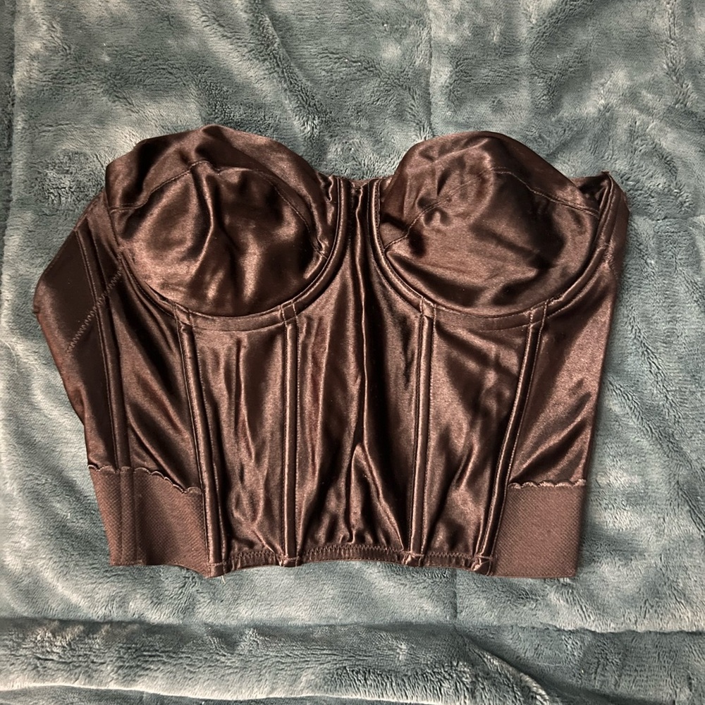 Victorias Secret Black Corset Top